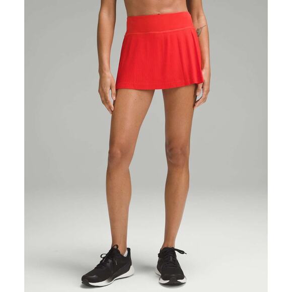 lululemon athletica Dresses & Skirts - Lululemon Pleat To Street Mid-Rise Mini Skirt - 8